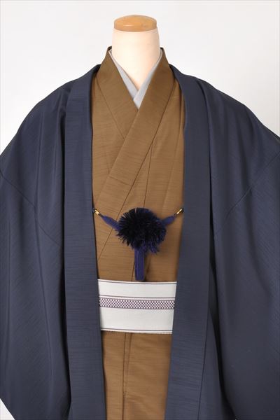 紋付袴[白紋付・袴縞]