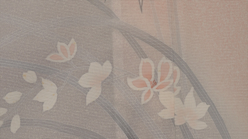 夏物_訪問着(さくら色淡い紫ボカシ地・白い花)