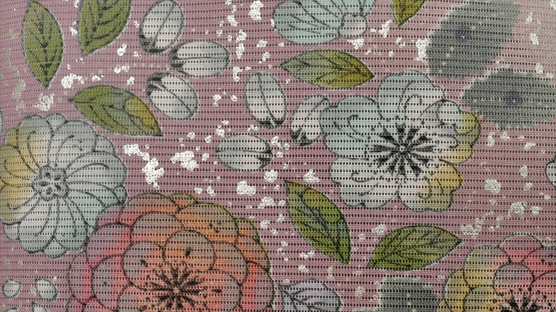 夏物_ポリ訪問着(白地・辻が花風)