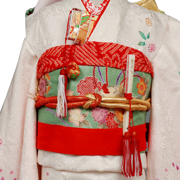 七歳祝い着セット 花・手まり