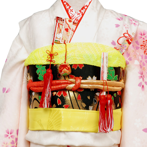 七歳祝い着セット てまり、桜