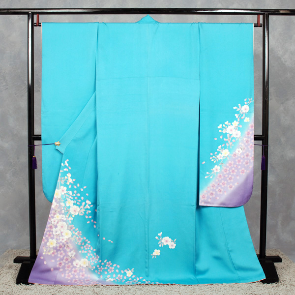 振袖(水色・さくら)