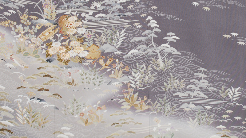 訪問着(薄紫)