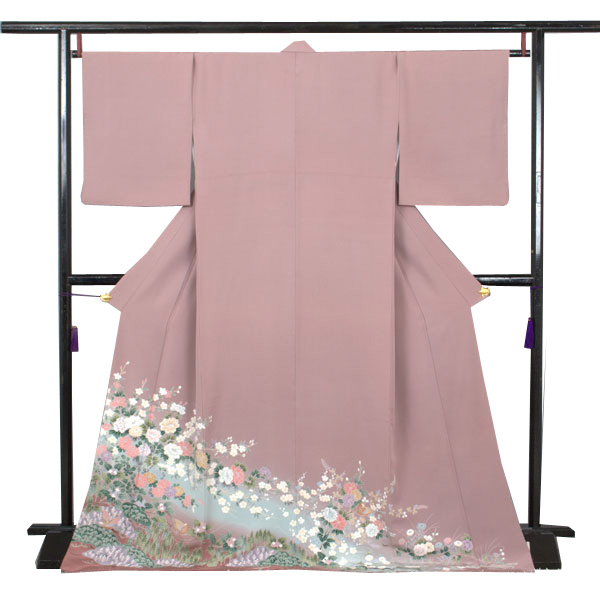 [t]色留袖[菊・桜]