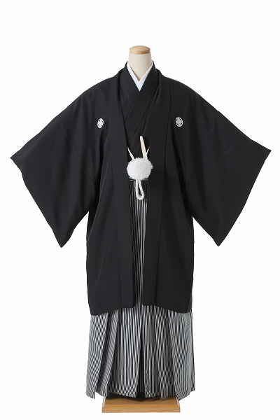 男物紋付・羽織(黒紋付・袴は仙台平)