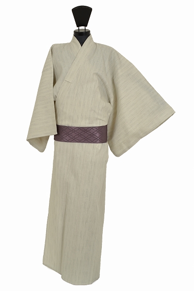 浴衣[175-185cm](グレー・綿麻)