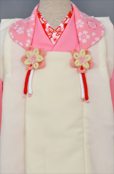 三歳祝着【桜色にクリーム】