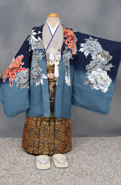 五歳祝着・Sサイズ【唐獅子】(身長約95〜105cmのお客様向け)