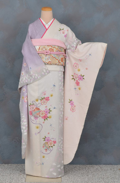 振袖[薄紫・鈴・桜]