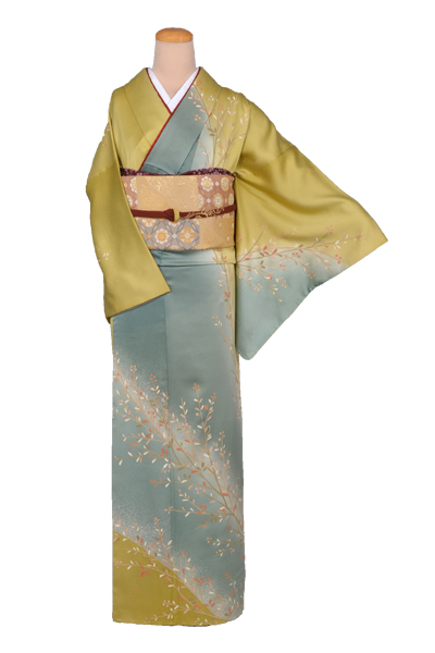訪問着[無彩色の美しい世界]