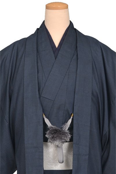 紬アンサンブル(紺絣)