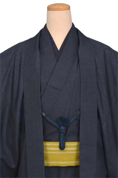 紬アンサンブル(紺絣)